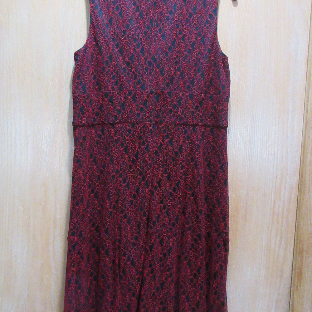 American Living Dress- Black & Red - Size 16